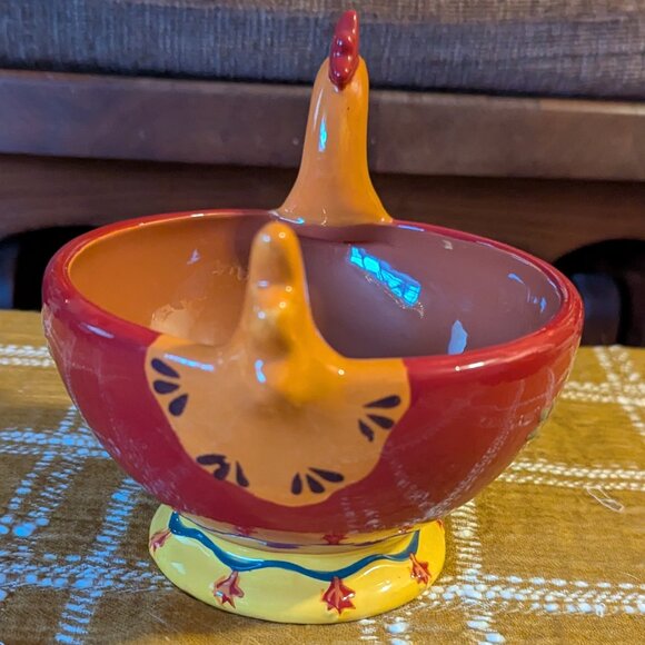 Baja Collection by Home Studio Chicken Accent Bowl - Picture 5 of 5